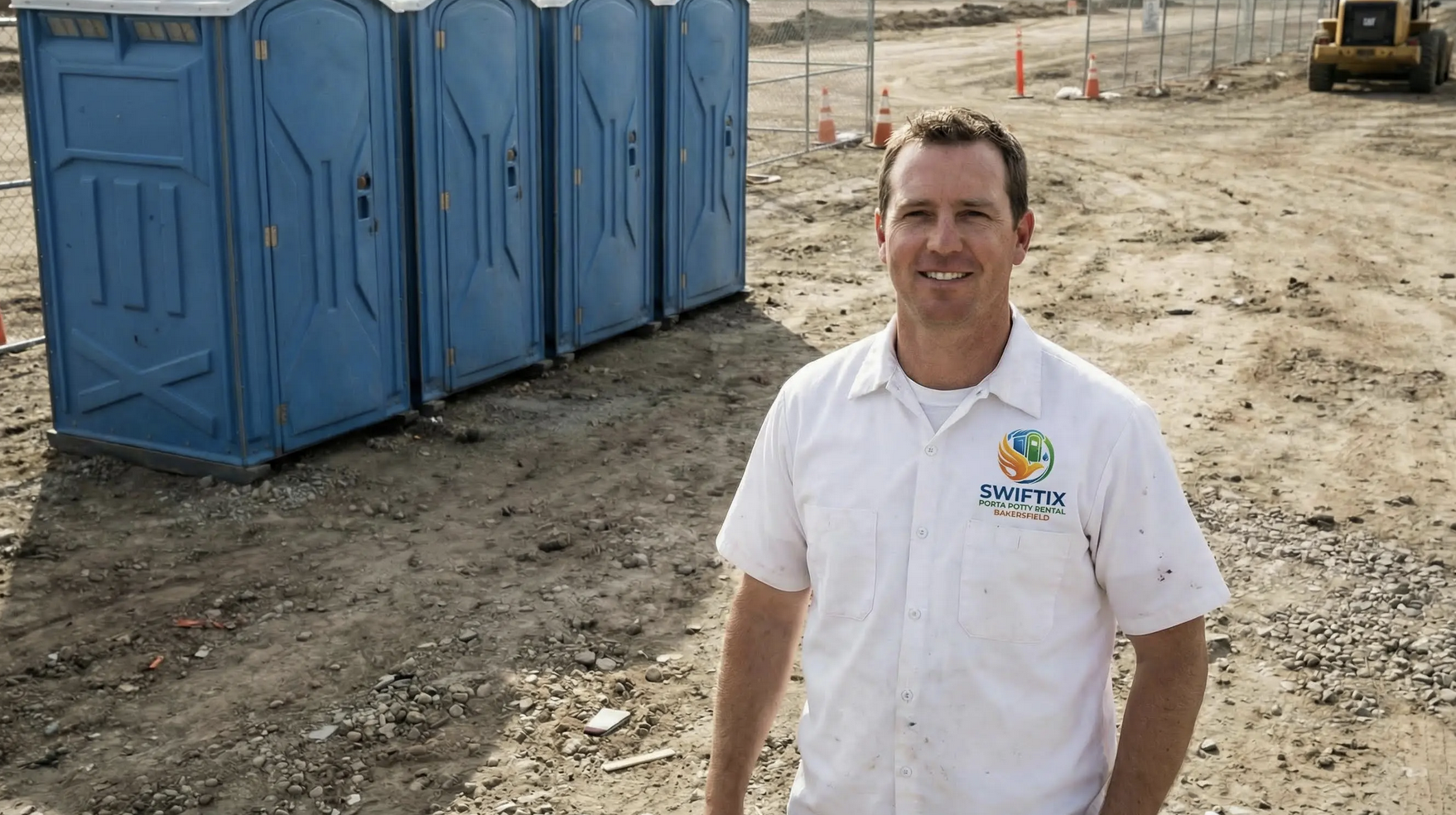 Construction Site Porta Potty Rental